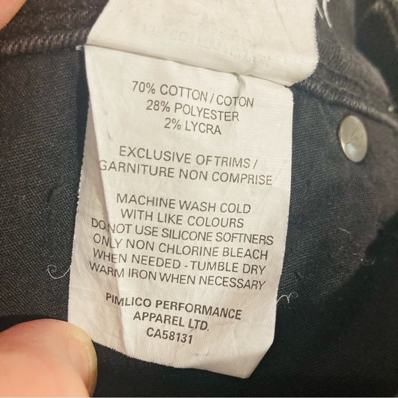 DU/ER DuEr Sz 28 x 30 L2X Relaxed Fit Straight  Leg 5 Pocket Black Jeans - Picture 10 of 11